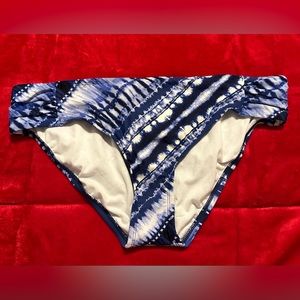 Apt 9 Two Piece Navy Blue and White Tye Dye 2Pc Bathing Suit